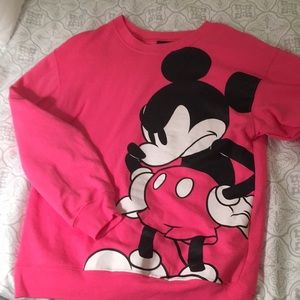 Disney Mickey Mouse Pink SweatShirt